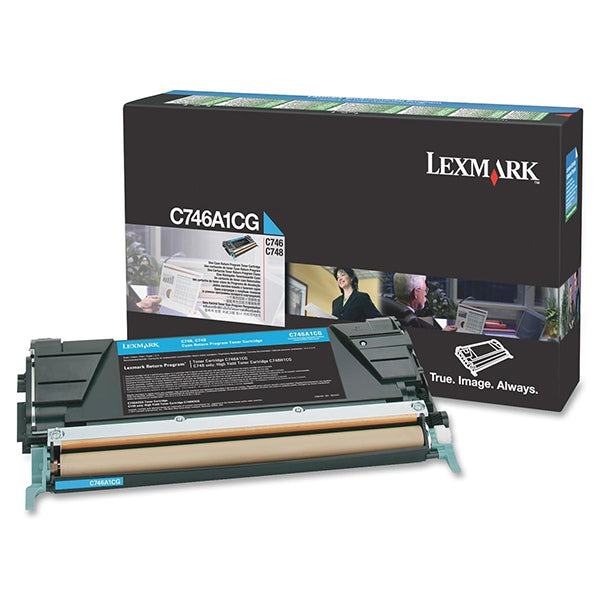 LEXMARK TONER AZUL RETURN PROG (C74X) 7K