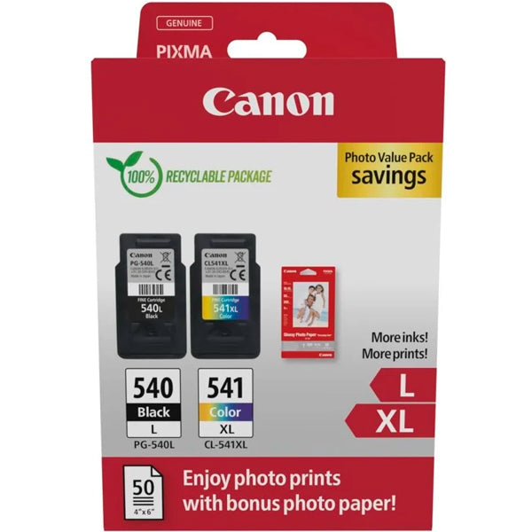 CANON TINTEIRO PG-540L/CL-541XL PHOTO VALUE PACK OLD 5224B007