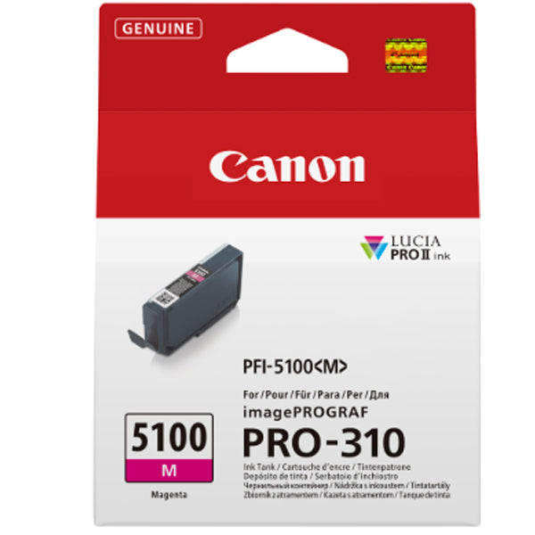 CANON PFI-5100 SERIES MAGENTA INK TANK