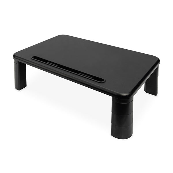 DIGITUS BASE UNIVERSAL DE SECRETARIA AJUSTAVEL SUPORTA 10KG PRETO