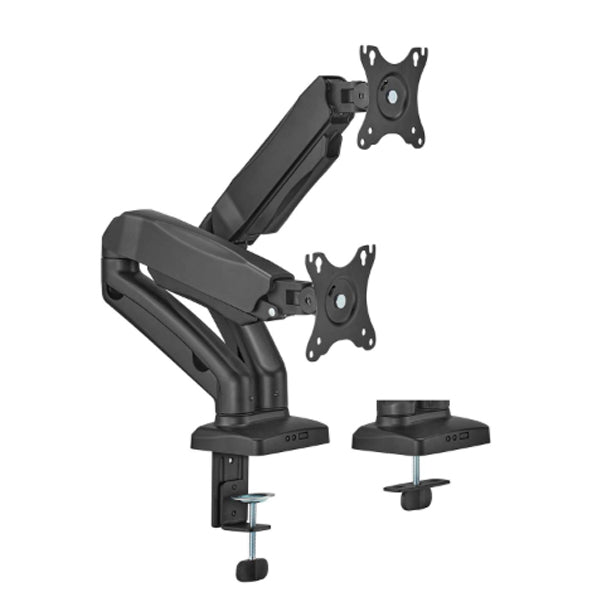 AISENS SUPORTE MESA PRO PARA 2 MONITOR/TV 17-32" 8KG PRETO