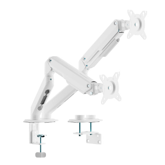 AISENS SUPORTE MONITOR MESA ECO CONTRAPESO GIRATORIO E INCLINÁVEL 17-32 BRANCO