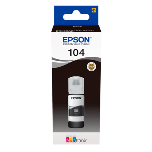EPSON TINTEIRO PRETO 104 ECOTANK ET-2710/1810/28X/28X/28X/48X/14100