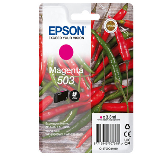 EPSON TINTEIRO MAGENTA 503 XP5200/05/WF2960/65 MOQ 10