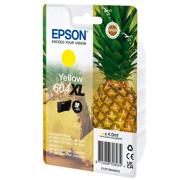 EPSON TINTEIRO AMARELO 604XL XP2200/05/3200/05/4200/05/WF2910/30/35/50 MOQ 10