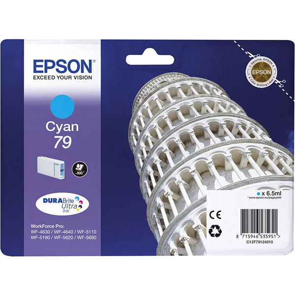 EPSON TINTEIRO AZUL L 800P WF-5620DWF/4630DWF/4640DTWF/5110DW/5690DWF/5190DW