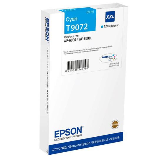 EPSON TINTEIRO AZUL WF-6590/6090 XXL