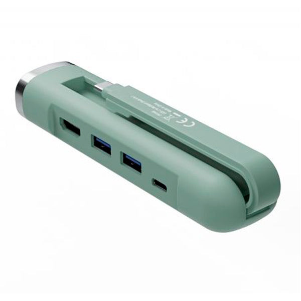 EWENT DOCK USB-C 1XHDMI 4K 1XRJ45 2XUSB3.2 GEN1 USBC PD 100W