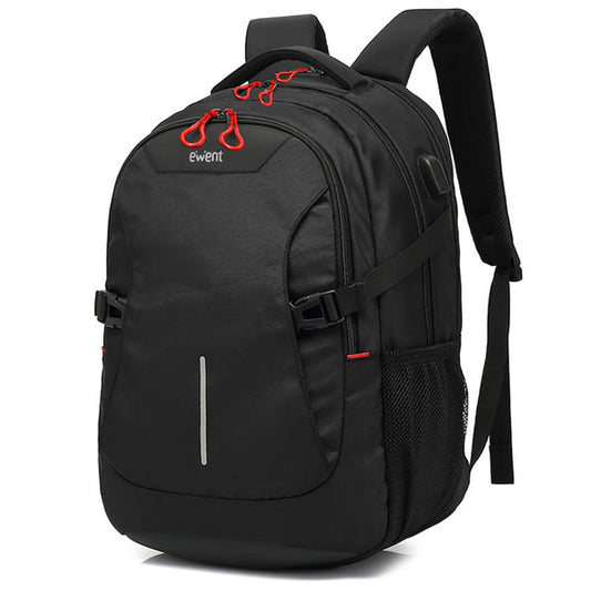 EWENT MOCHILA COM PORTA USB 15.6" BLACK/ GREY