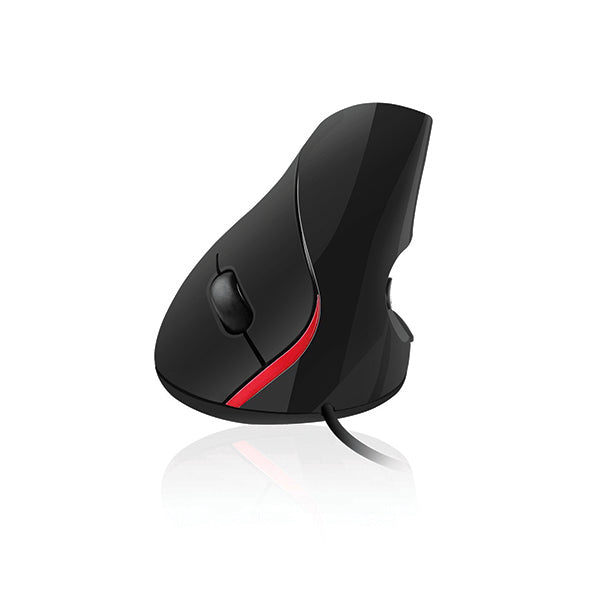 EWENT RATO VERTICAL ERGONOMICO 1000DPI 5 BUTTONS USB BLACK