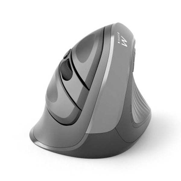 EWENT RATO WIRELESS VERTICAL 6 BOTOES BLACK 2400DPI