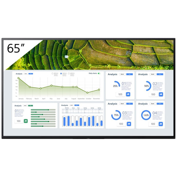 SONY BRAVIA MONITOR PROFISSIONAL IPS 65" UHD 4K 440CD 24/7 FW-65BZ30L