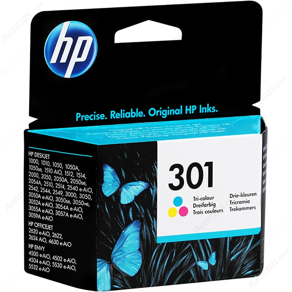 HP TINTEIRO TRICOLOR 301