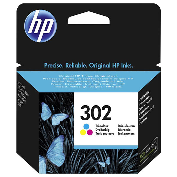 HP TINTEIRO TRICOLOR 302