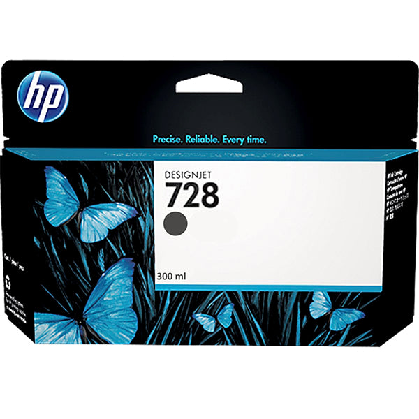 HP TINTEIRO DESIGNJET PRETO M728 300ML