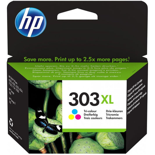 HP TINTEIRO ALTO RENDIMENTO TRICOLOR 303XL