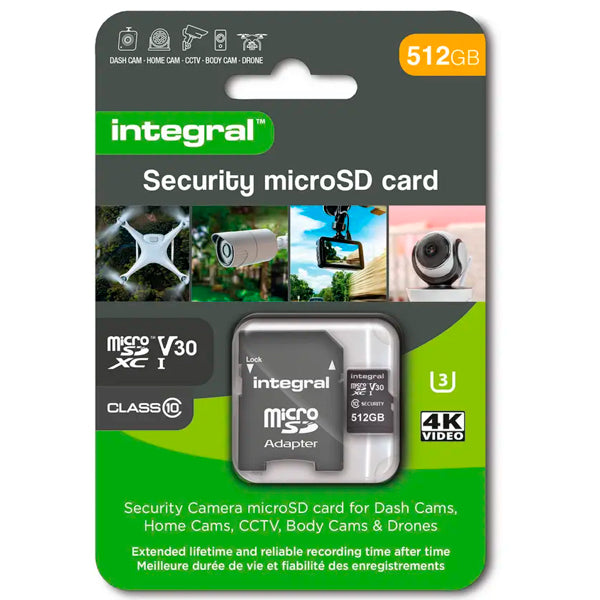 INTEGRAL MICRO SD 512GB SECURITY HIGH ENDURANCE