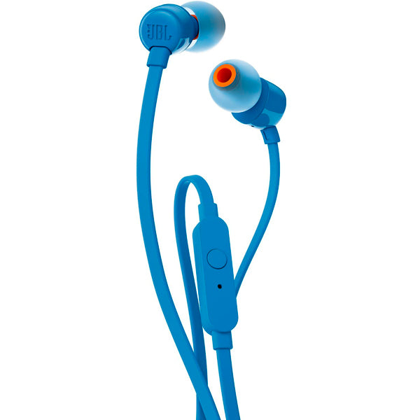 JBL EARPHONES TUNE ECO T110 3.5" BLUE