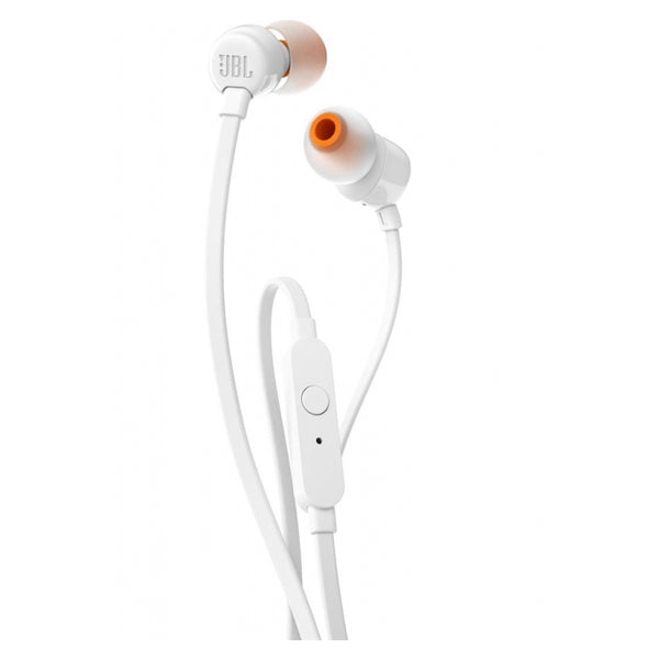 JBL EARPHONES TUNE T110 3.5" WHITE