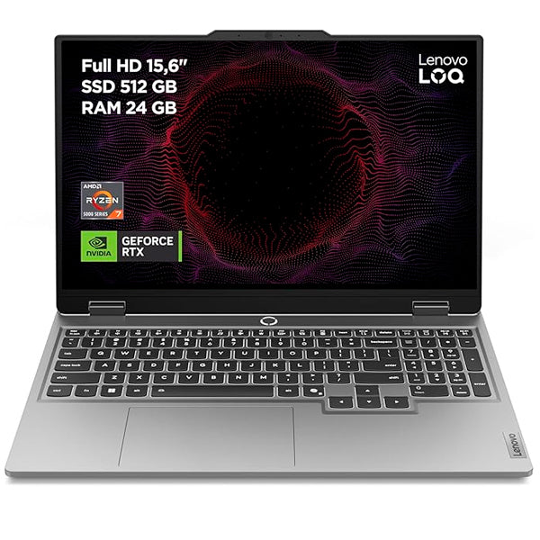 LENOVO LOQ E 15ARP10E-889 R7-7735HS 16GB 512GB 15.6" RTX3050 6GB W11 GREY 3Y