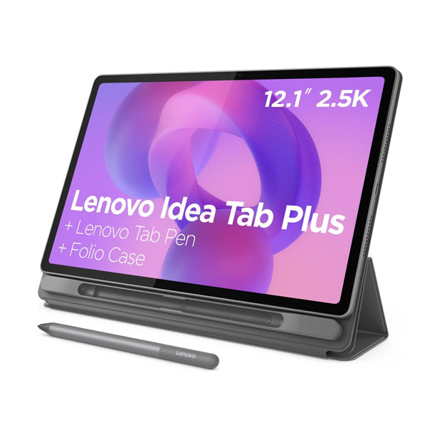 LENOVO IDEA TAB PLUS - 12" 2.5K 2.0 OC 12GB 256GB WIFI GREY + PEN + FOLIO