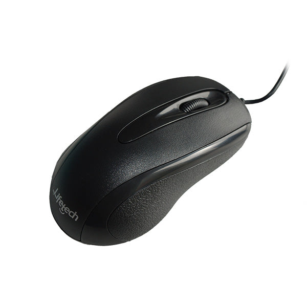 LIFETECH RATO BASIC FIT USB OPTICAL WIRED BLACK CABO 2MT