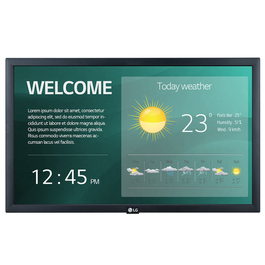 LG MONITOR LED PROFISSIONAL 22" FHD 250CD 16/7 WEBOS 22SM3G