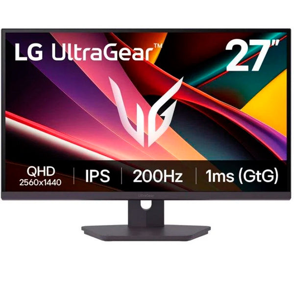 LG MONITOR ULTRAGEAR IPS 27" 16:9 QHD 1MS 200HZ HDMI DP HAS PIVOT 27G610A-B