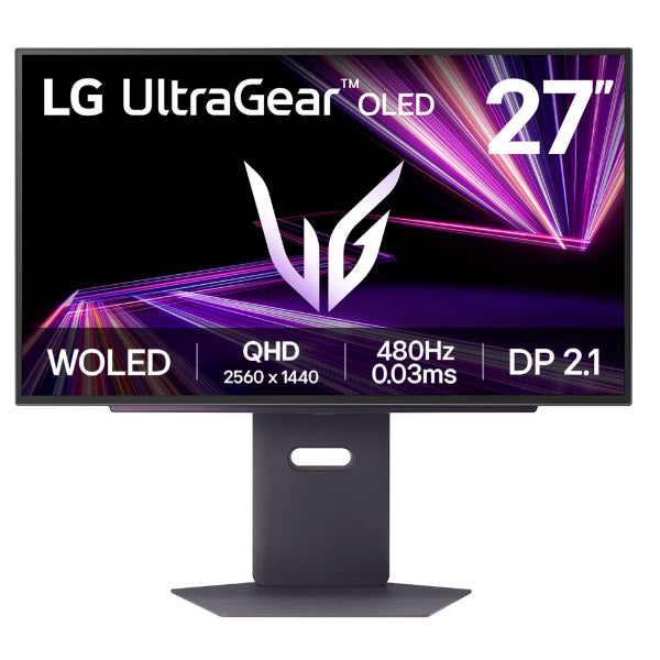 LG MONITOR OLED 27" (26.5) QHD 0.03MS 480HZ HDMI DP USB HAS PIVOT 27GX790A-B