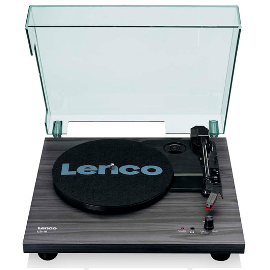 LENCO GIRA-DISCOS VINYL C\ COLUNAS INTEGRADAS PRETO