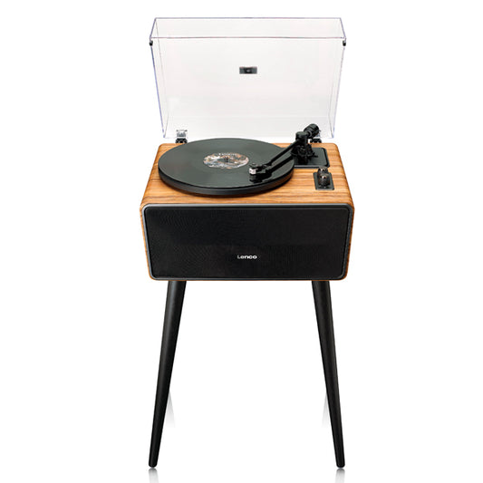 LENCO GIRA-DISCOS VINYL C\BLUETOOTH. TIPO MESA C\ PÉS MADEIRA OAKWOOD