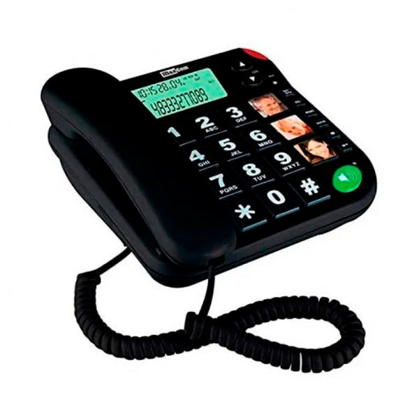 MAXCOM TELEFONE FIXO PRETO KXT480