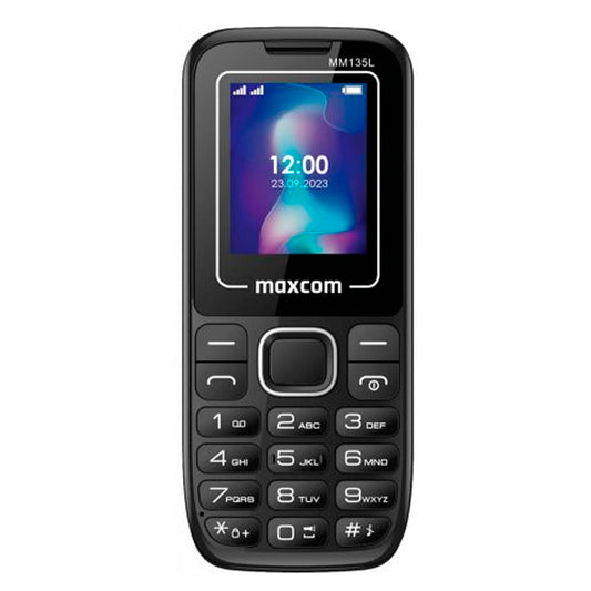 MAXCOM PHONE 2G DUAL SIM 1.77" BATERIA 600MAH BLACK/BLUE MM135 LITE
