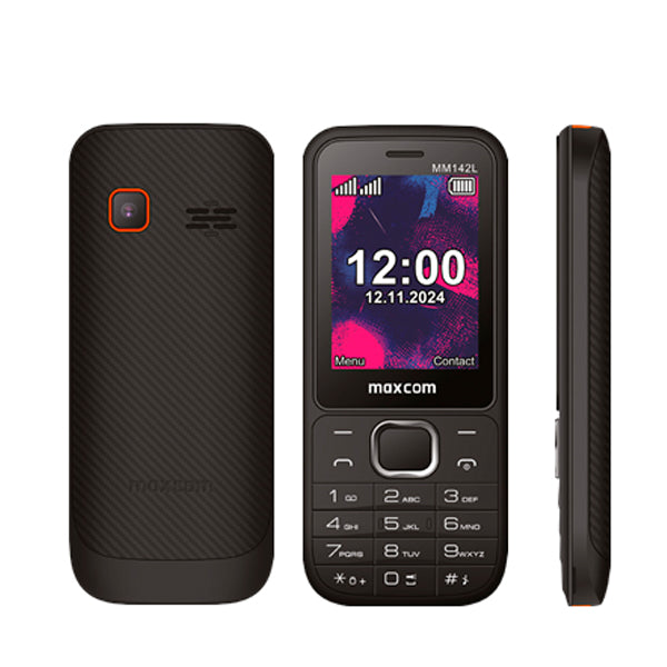 MAXCOM CLASSIC DUAL SIM 2G 2.4" CAMERA BLACK + ORANGE MM142L