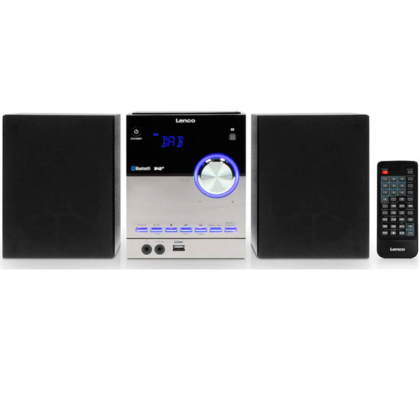 LENCO SISTEMA MICRO HI-FI DAB+ FM RADIO BLUTOOTH CD USB PLAYER
