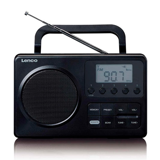 LENCO RADIO FM COMPACTO C\ LCD PRETO