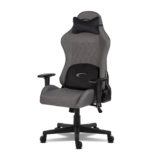 NAPOFIX CADEIRA GAMING DARKER GRAY FABRIC ASH GC2200