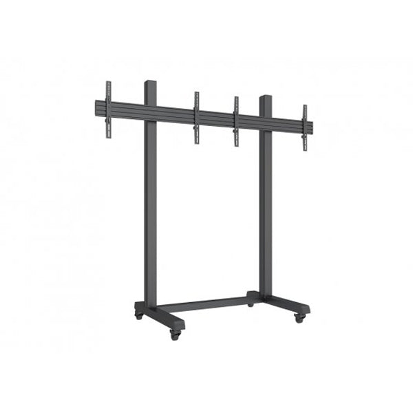 NAPOFIX SUPORTE CHÃO FREE STANDING 2 DISPLAYS 32">65" VWFS1B2