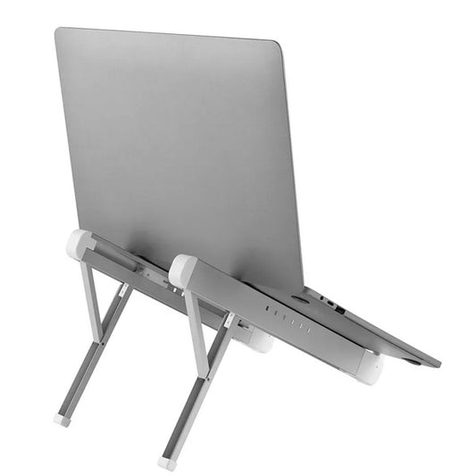 NEOMOUNTS FOLDABLE NOTEBOOK DESK STAND ERGONOMIC 1 SCREEN 11-17 SILVER NSLS010