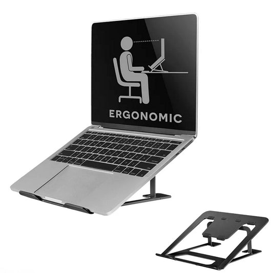 NEOMOUNTS NOTEBOOK DESK STAND ERGONOMIC 1 SCREEN 10-17 BLACK NSLS085 BLACK