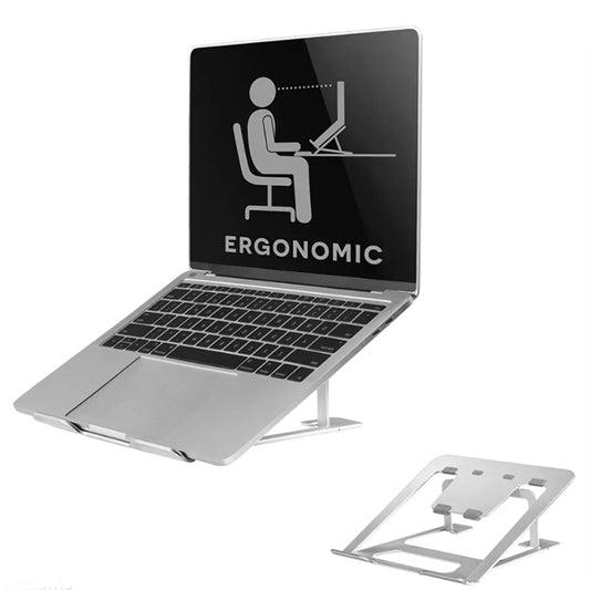 NEOMOUNTS LAPTOP STAND 10-17" FOLDABLE COMPACT UNIVERSAL NSLS085SILVER