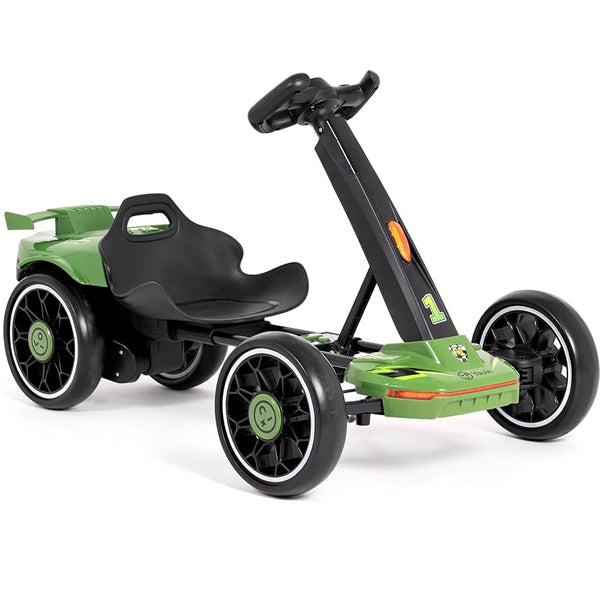 YOUIN KART ELETRICO INFANTIL DOBRÁVEL COM COMANDO REMOTO PARENTAL VERDE