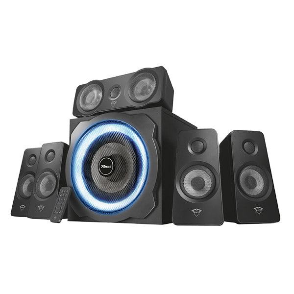 TRUST COLUNAS GAMING GXT658 TYTAN SURROUND 5.1 LED