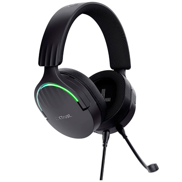 TRUST HEADSET GAMING GXT490 FAYZO 7.1 LED RGB USB BLACK