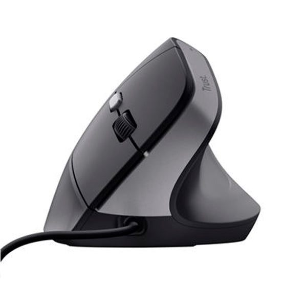 TRUST RATO BAYO II VERTICAL ERGONOMICO PRETO 2400DPI