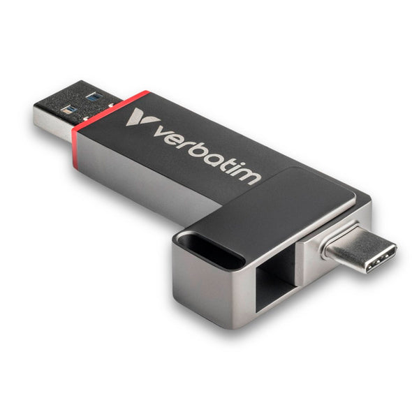 PEN VERBATIM QUICKSTICK 1TB DUAL USB-A USB-C ALUMINIO SSD PERFORMANCE
