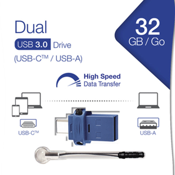 PEN VERBATIM 32GB STORE N GO DUAL DRIVE USB 3.0/USB C