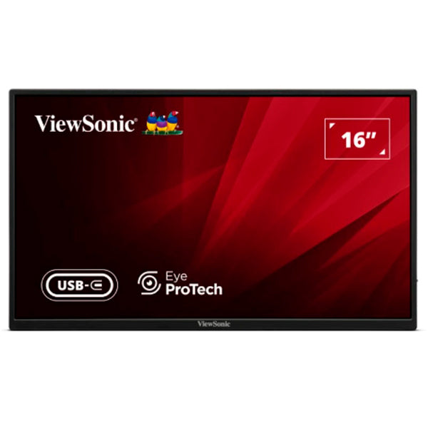 VIEWSONIC MONITOR IPS 16" (15.6") 16:9 FHD PORTATIL 60HZ HDMI USB VA1650