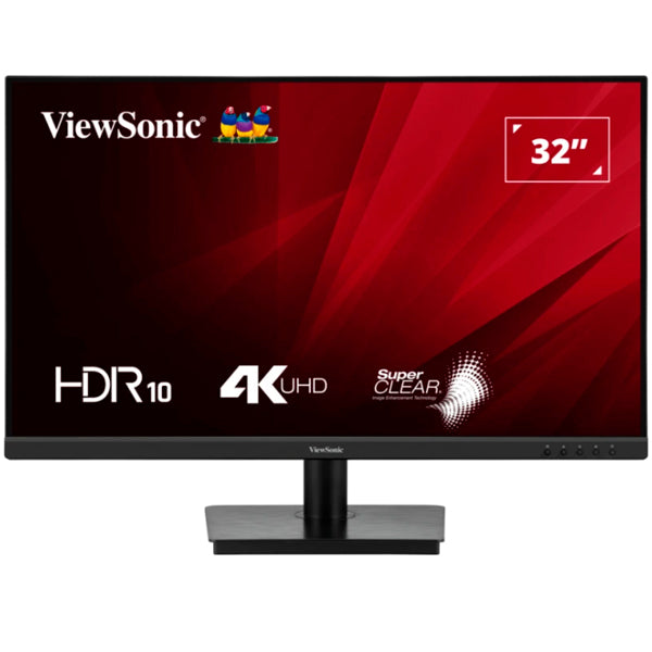 VIEWSONIC MONITOR VA 32" (31.5") 16:9 UHD 4K HDMI DP VA3208-4K-HD