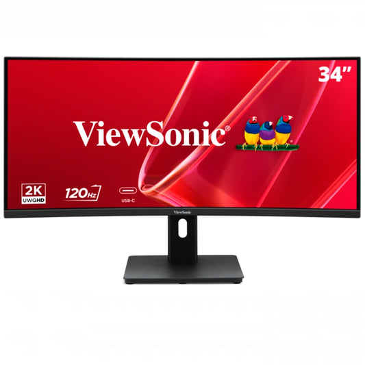 VIEWSONIC MONITOR VA 34" 21:9 UWQHD 120HZ HDMI DP USB COLUNAS HAS VA3420C-2